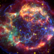 Ilustración para el artículo titulado Un nuevo modelo 3D detecta burbujas en el interior de las supernovas